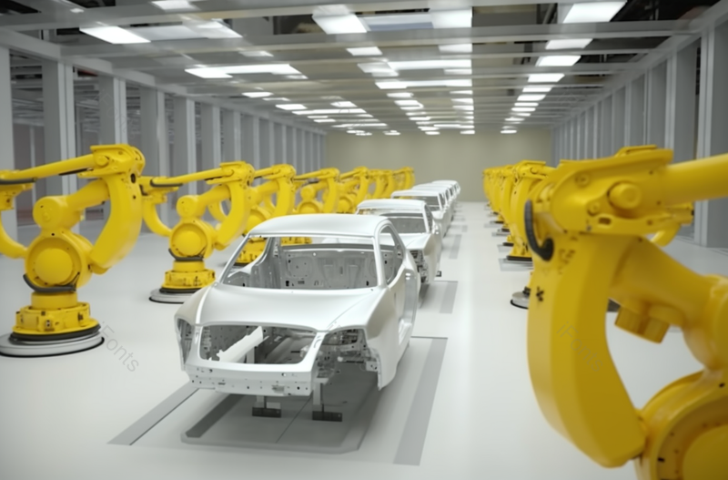 智慧互联网计算机汽车机械化自动化工厂安装生产流水线,高清,摄影图,摄影图片,图片大全,摄影图免费下载